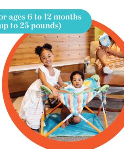 Summer Infant-Pop 'N Jump Portable Baby Activity Center - Lightweight Baby Jumper with Toys and Canopy for Indoor and Outdoor Use Outdoor Animals 26 81N1W8WxR5L