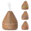 Pure Enrichment PureSpa Natural Essential Oil Diffuser (Natural) – 200ml Water Tank Lasts Up to 10 Hours with Soft Color-Changing Lights and Auto Safety Shut-Off Wood 5 81N3mbbMQXL