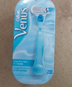Venus Gillette Women's Original 3 Blade Razor Refills, 4 Count (Packaging May Vary) 4 Piece Set 29 81N3ygUYTZL