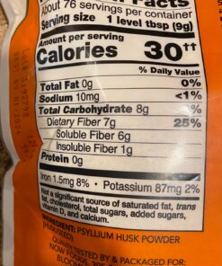 NOW Supplements, Psyllium Husk Powder, Non-GMO Project Verified, Soluble Fiber, 24-Ounce 1.5 Pound (Pack of 1) 38 81N5KRmNRhL