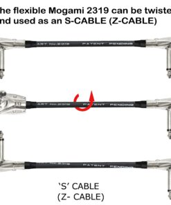 WORLDS BEST CABLES 6 Units - 6 Inch - Pedal, Effects, Patch, Instrument Cable Custom Made Made Using Mogami 2319 Wire and Eminence Nickel Plated ¼ inch (6.35mm) R/A Pancake Type Connectors 17 81N5Tqh1ZML