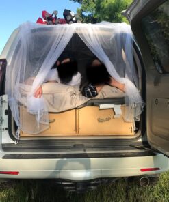 Premium Mosquito Net for Double Bed, crib, hammock or camping by Alpine Grand, Full hanging kit with extra-long strings and 8 hooks, Free Carry Bag 18 81N5YXTmepL