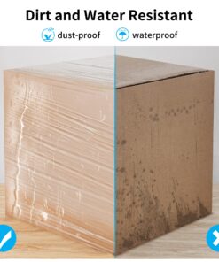 JARLINK Stretch Film, 80 Gauge,15 Inch x 1000 Feet Shrink Wrap for Pallet Wrap, Industrial Strength Stretch Wrap up to 800% Stretch with Handles, Moving Wrapping Plastic Roll, 2 Pack 19 81N5dFY19 L