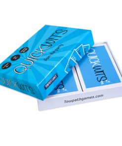 Quickwits - Fun Party Card Game for 3 to 8 Players - Social Tabletop Game - Group Game Nights - Great for Office & House Parties - Play with Relatives & Friends - Hilarious NSFW Grown Up Themes Blue 8 81N5hoTZdkL