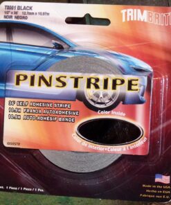 TRIMBRITE T8001 1/2X36 Black Pin Stripe 8 81N5m EwMTL
