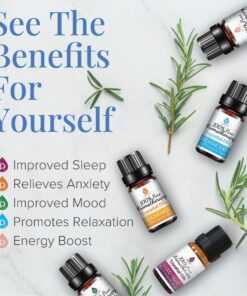 Pursonic 100% Pure Essential Aromatherapy Oils Gift Set-6 Pack , 10ML(Eucalyptus, Lavender, Lemon grass, Orange, Peppermint, Tea Tree) Pure Essential Oils Set 24 81N6WYqTjiL