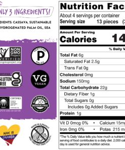 Artisan Tropic Your Tasty & Healthy Snack Strips, Plantain, 4.5 Ounce (Pack of 2) 4.5 Ounce (Pack of 2) 12 81N7kugbdjL