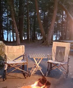 GCI Outdoor Compact Camp Table 20 Outdoor Folding Table, Black Chrome 20 In 33 81N8ClzdfQL