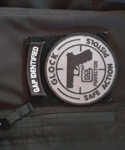 Customizable Text Tab Patch w/Hook Fastener Patch - Black 16 81N8jmbNT5L