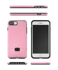 iPhone 8 Plus Case, iPhone 7 Plus Case, Slim Shock-absorbing Modern Slim Non-slip Grip Cell Phone Cases for Apple iPhone 7/8 Plus (Pink) Pink 11 81N8yngohxL