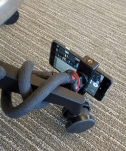 Tripod for iPhone, Fotopro Flexible Camera Tripod with Remote for iPhone 12 XS,Samsung, Waterproof and Anti-Crack Phone Tripod Stand for GoPro, Portable Travel Tripod for Live Streaming Vlogging Video Black and red 50 81NBLsqgYmL