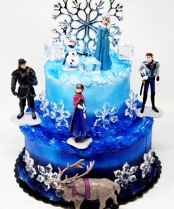 Winter Wonderland Princess Elsa Frozen Birthday Cake Topper Set 25 81NEe009H4L