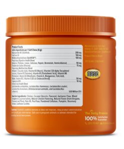 Zesty Paws Multivitamin Treats for Dogs - Glucosamine Chondroitin for Joint Support + Digestive Enzymes & Probiotics - Grain Free Dog Vitamin for Skin & Coat + Immune Health - Chicken Flavor - 90ct 90 Count (Pack of 1) 30 81NEmUluknL 2