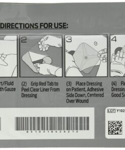 North American Rescue Hyfin Vent Chest Seal, Original Version 2 Count (Pack of 1) 21 81NFe5xbKrL