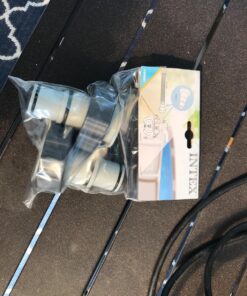 Intex Replacement Hose Adapter A w/Collar for Threaded Connection Pumps (Pair) 43 81NGLWQ32gL