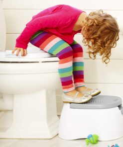 Munchkin® Arm & Hammer Multi-Stage 3-in-1 Potty Seat, (Potty Chair, Trainer Ring and Step Stool), Grey 26 81NGh5ekDiL