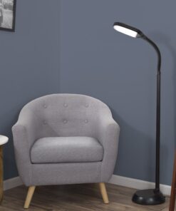 Lavish Home (72-1515) 5 Feet Sunlight Floor Lamp With Adjustable Gooseneck - Dimmer Black 15 81NGp5rZLVL