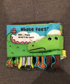 Melissa & Doug Soft Activity Baby Book - Whose Feet?, 2000+ toys - 1 EA, Multi color 32 81NIFOhNlZL