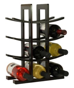 Oceanstar 12-Bottle Bamboo Wine Rack, Dark Espresso 15 81NIKDa13wL
