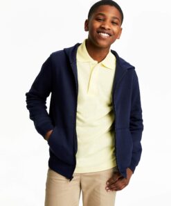 French Toast Boys' Long-Sleeve Pique Polo Shirt 10 Yellow 16 81NJIeHxwNL