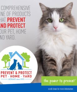 Adams Plus Pyrethrin Dip For Dogs and Cats | Kills and Repels Fleas, Ticks, Lice, Gnats, Mosquitoes and Flies | 4 Fl Oz 18 81NKkkDEqL