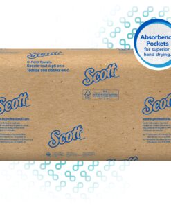 Scott Essential C Fold Paper Towels (01510) with Fast-Drying Absorbency Pockets, 12 Packs / Case, 200 C Fold Towels / Pack 11 81NLXZHll7L