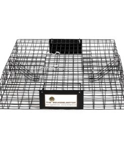 Alternative view of Rugged Ranch Squirrelinator 2 Door Small Metal Wire Pest Control Animal Cage Trap for Live Chipmunk, Squirrel, Rat, Mouse, and Rodent, Black 1 Pack