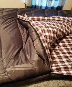 TETON Sports Mammoth Queen Size Sleeping Bag- Double Sleeping Bag – A Warm Bag The Whole Family can Enjoy – Great Sleeping Bag for Camping, Hunting and Base Camp. Compression Sack Included Grey (Cotton Flannel Liner) Mammoth 0F 42 81NN5dI vwL