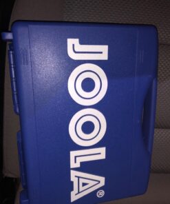 JOOLA Tour Carrying Case - Ping Pong Paddle Case with 18 40mm 3 Star Competition Ping Pong Balls and Space for Storing 2 Standard Table Tennis Rackets - Durable High Density Case with EVA Foam Lining Blue 23 81NPKsg4VAL