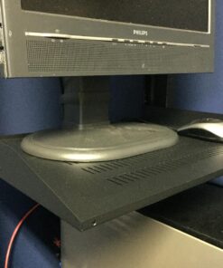 NavePoint Cantilever Server Shelf Vented Shelves Rack Mount 19 Inch 1U Black 10 Inches (250mm) deep 25 81NRkb687HL