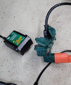 Woods 13270 3-Outlet Adapter, Indoor or Outdoor (Weatherproof), Green (Green) 20 81NRzcIcGxL