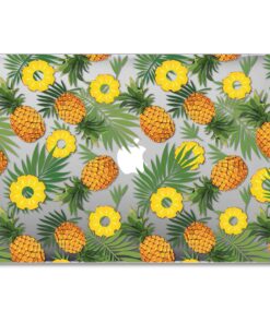 GMYLE MacBook Air 13 Inch Case A1466 A1369 Old Version 2010 2017, Hard Shell Plastic Clear Crystal Glossy Snap On Cover (Pineapple The Tropical Fruit) MacBook Air 13" (A1369/A1466) Sweet Pineapple 9 81NS1L8n60L