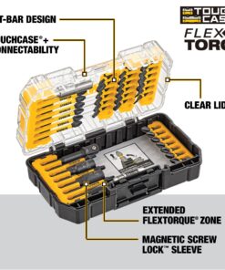 DEWALT Screwdriver Bit Set, Impact Ready, FlexTorq, 40-Piece (DWA2T40IR) 40-Piece Impact Ready Set 39 81NS8DN59NL