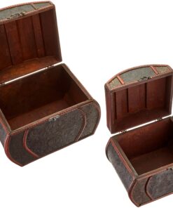 Nearly Natural 528 Decorative Chests (Set of 2) 28 81NSZCf2YZL