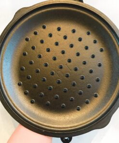 Lodge L10SC3 Cast Iron Lid, 12-inch 12 Inch 42 81NSpyu5x L