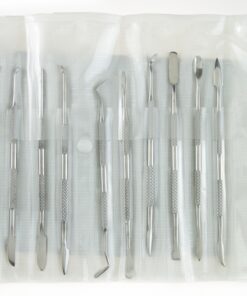 SE 12-Piece Stainless Steel Wax Carvers Set, Wax & Clay Sculpting Tools, Double Ended Carving Kit for Modeling, Sculpting and Shaping, Silver - DD312 Carver set 27 81NTZBy9suL