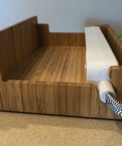 MobileVision Bamboo Charging Station & Multi Device Organizer Slim Version for Smartphones, Tablets, and Laptops Slim Stand Only 42 81NV1Y91HBL