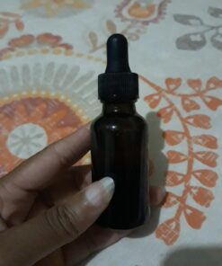 DropperStop 1oz Amber Glass Dropper Bottles (30mL) with Tapered Glass Droppers - Pack of 2 29 81NVEDnsILL