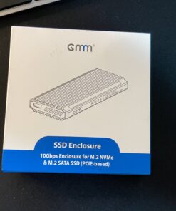 M.2 NVMe SSD Enclosure Adapter USB C 3.2 Gen 2 10Gbps M.2 NVMe to SATA Reader, Tool-Free 6Gbps SATA, RGB NVMe Enclosure Aluminum Case Support UASP Trim for PCIe M-Key(B+M Key) SSD Size 2242/2260/2280 RGB Version 56 81NVd6DbHZL