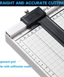 Yescom Paper Cutter Guillotine Trimmer 15" Cut Length 12 Sheet Photo Cardstock Cutting Machine B4-15 Inch 13 81NYEeGwpvL