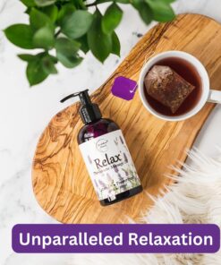Relax Therapeutic Body Massage Oil - with Best Essential Oils for Sore Muscles & Stiffness – Lavender, Peppermint & Marjoram - All Natural - with Sweet Almond, Grapeseed & Jojoba Oil 8oz 8.5 Fl Oz (Pack of 1) 28 81NZKybyqSL 1