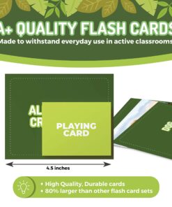 Animal Flash Cards - 50 Educational Flashcards for Children and Adults - Fun Vocabulary Builder Flash Cards for Speech Therapy, ESL, Occupational Therapy, and More Animals 15 81NZVi LccL