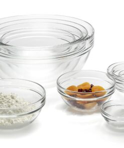 Alternative view of Luminarc Glass 10-Piece Set Stackable Bowl Set,Clear Standard Packaging