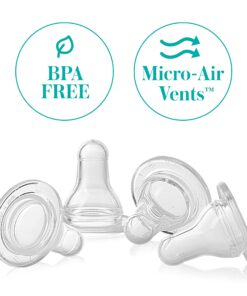 Evenflo Classic Fast Flow Silicone Nipples 4 ea, Clear 8 81NaGtZCDL