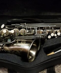GLORY Engraved Flower Design High Grade Antique Finish Series PR4, E Flat Alto Saxophone with 11reeds,8 Pads Cushions,case,carekit 43 81NatzUlEcL