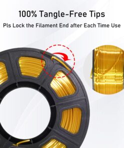 Shiny Silk Gold Silver Copper PLA Filament Bundle, 1.75mm 3D Printer Filament, Each Spool 0.5kg, 3 Spools Pack, with One 3D Printer Remove or Stick Tool MIKA3D 500g X 3 Silk Silver/Copper/Gold 29 81NbWkGtt7L