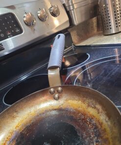 Lodge ASCRHH11 Silicone Hot Handle Holders for Carbon Steel Pans, Black , 7" 31 81Ndtjhu0eL