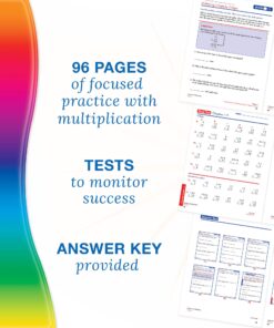 Spectrum 4th Grade Math Multiplication Workbooks, Ages 9 to 10, 4th Grade Math Multiplication, State Standards Multiplication Practice, Activities ... Tests, and Answer Key - 96 Pages (Volume 6) 17 81NgRHbYSmL