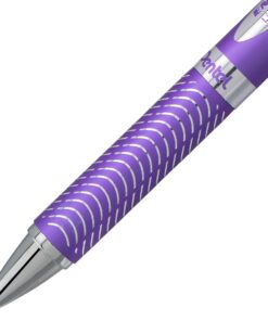 Pentel EnerGel Alloy RT Premium Liquid Gel Pen, 0.7mm Violet Barrel, Violet Ink, 1-Pack Carded (BL407VBPV) Violet/Violet Ink 1 Count (Pack of 1) 15 81NhWNhQuSL