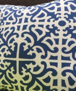 Greendale Home Fashions Outdoor Accent Pillows, Indigo, Set of 2 24 81NjFfSeEKL